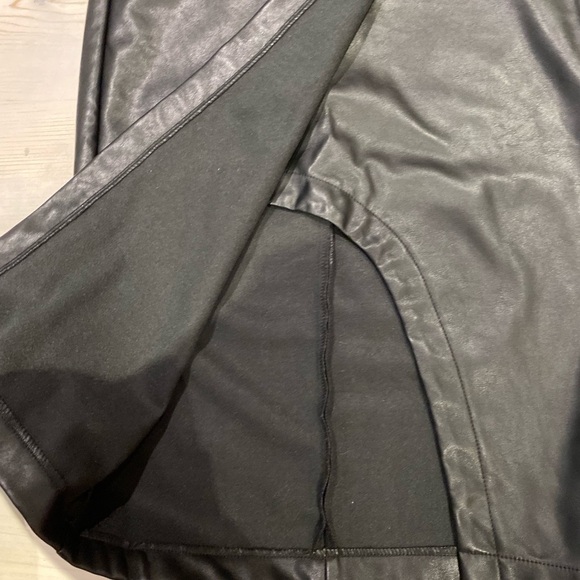 Forever 21 high waisted leather pencil skirt S - Picture 2 of 4